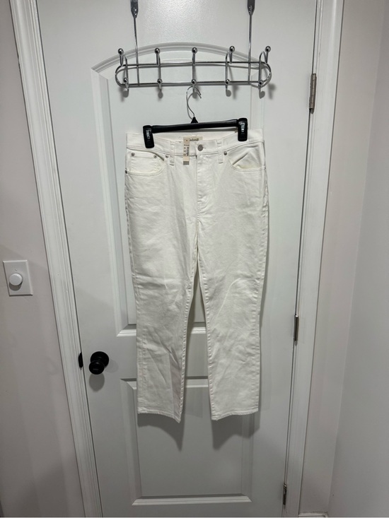 Madewell Denim - Madewell White Straight-Leg Jeans
